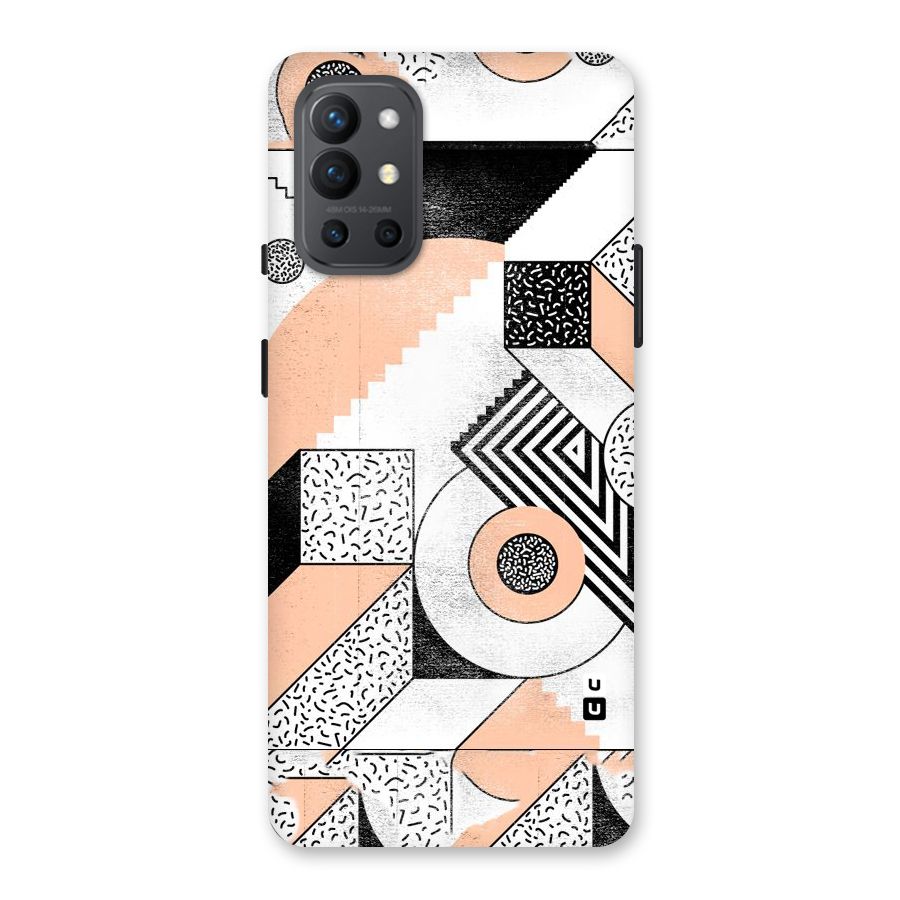 Orange Zig Zag Back Case for OnePlus 9R