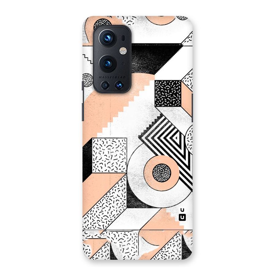 Orange Zig Zag Back Case for OnePlus 9 Pro