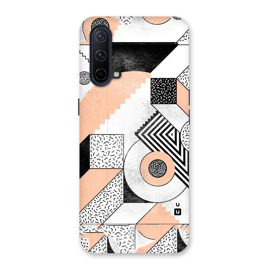 Orange Zig Zag Back Case for OnePlus Nord CE 5G
