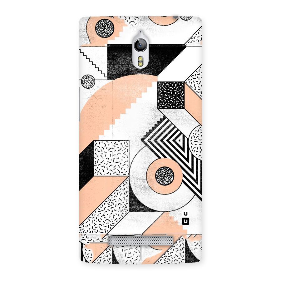 Orange Zig Zag Back Case for Oppo Find 7