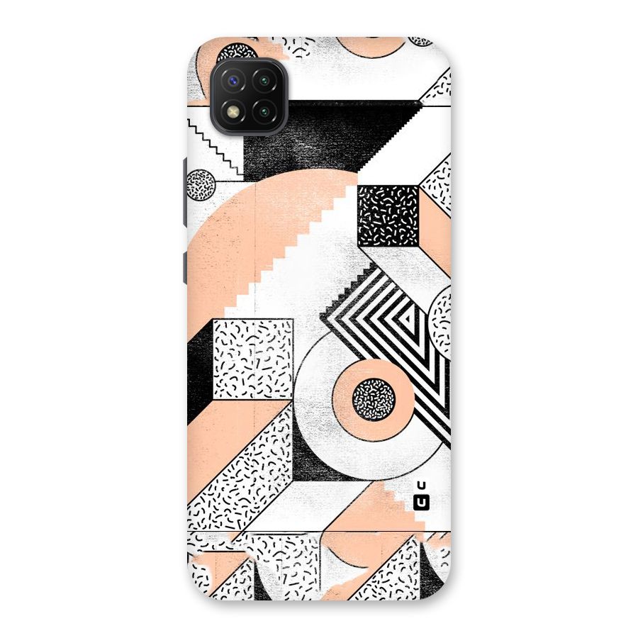 Orange Zig Zag Back Case for Poco C3