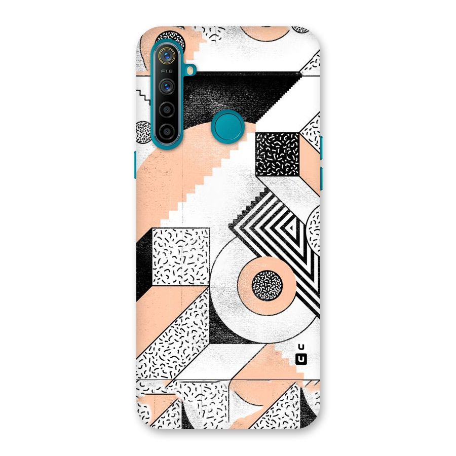 Orange Zig Zag Back Case for Realme 5i