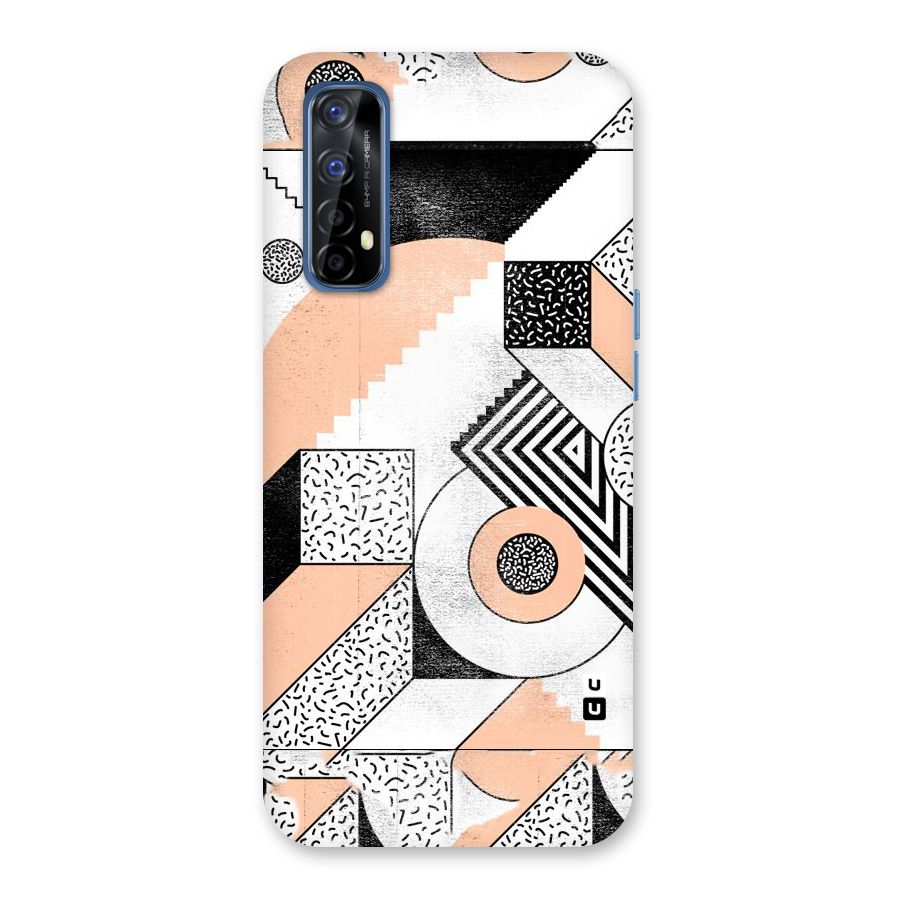Orange Zig Zag Back Case for Realme 7