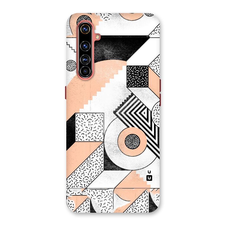 Orange Zig Zag Back Case for Realme X50 Pro