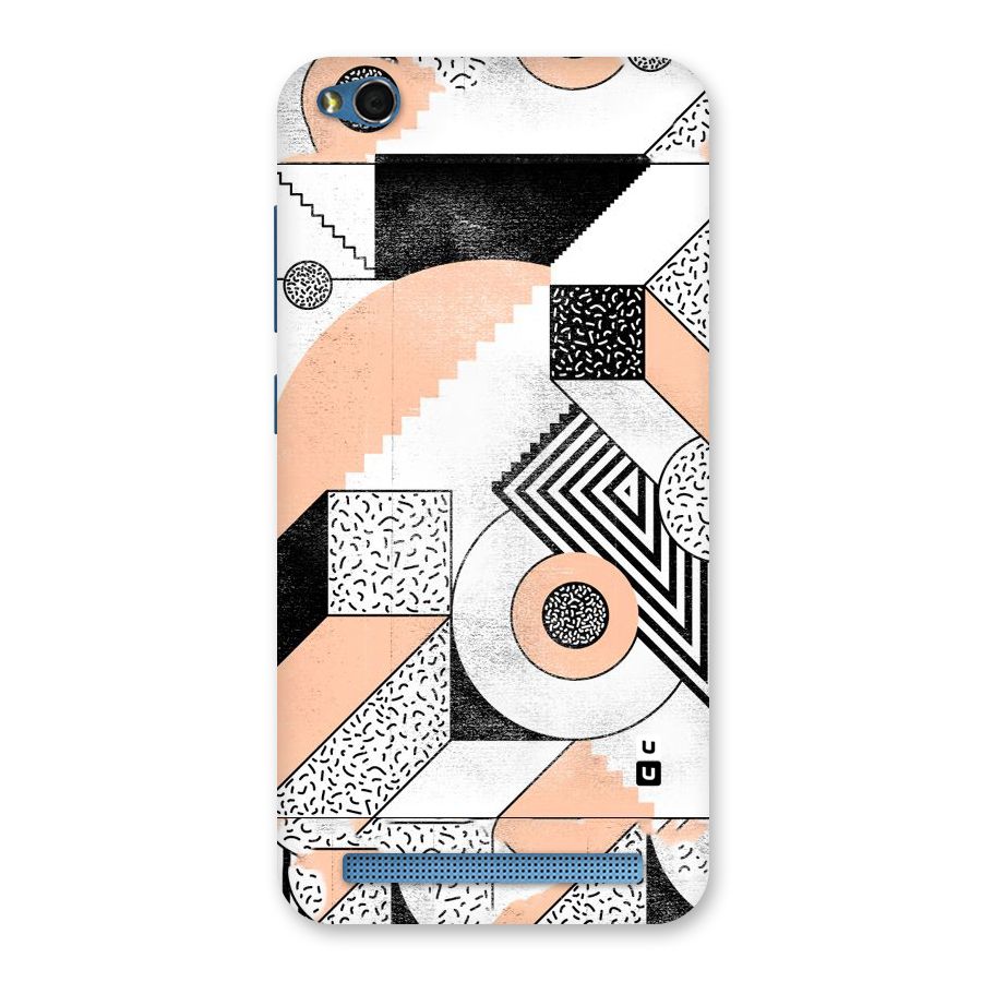 Orange Zig Zag Back Case for Redmi 5A