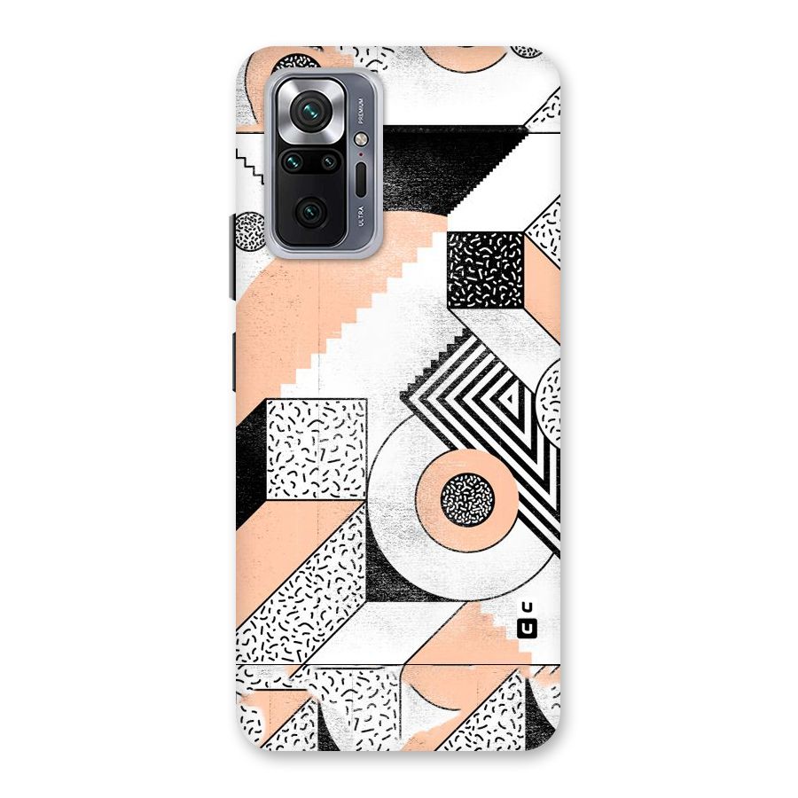 Orange Zig Zag Back Case for Redmi Note 10 Pro Max