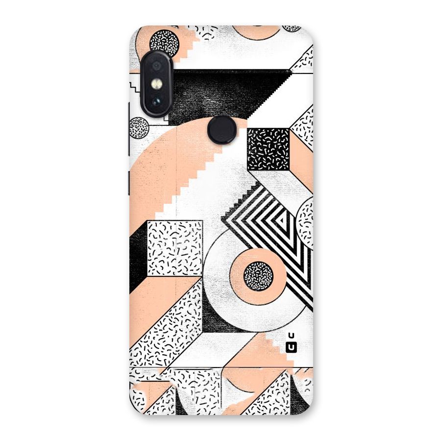 Orange Zig Zag Back Case for Redmi Note 5 Pro