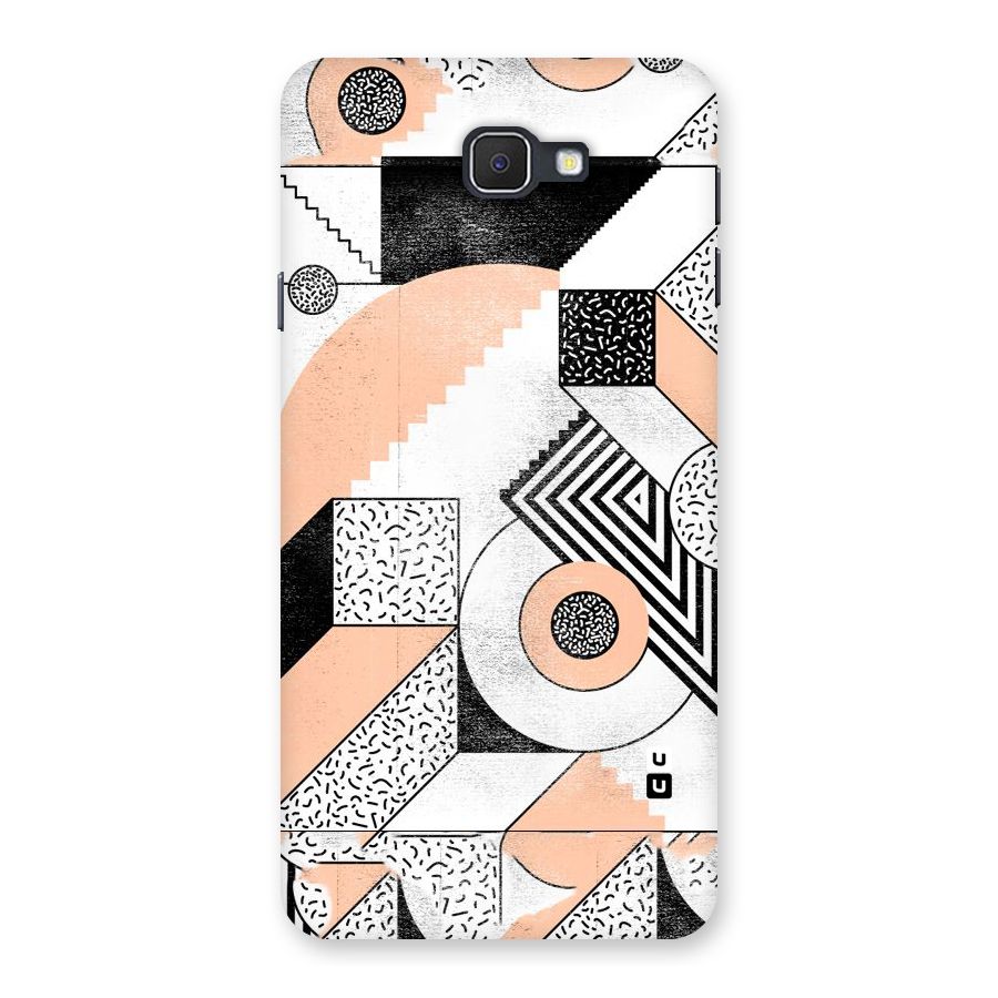Orange Zig Zag Back Case for Samsung Galaxy J7 Prime