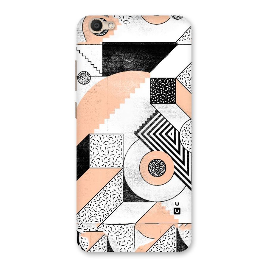 Orange Zig Zag Back Case for Vivo V5