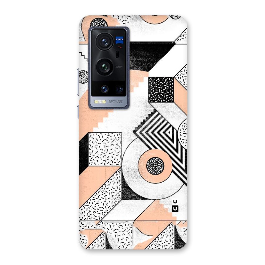 Orange Zig Zag Back Case for Vivo X60 Pro Plus