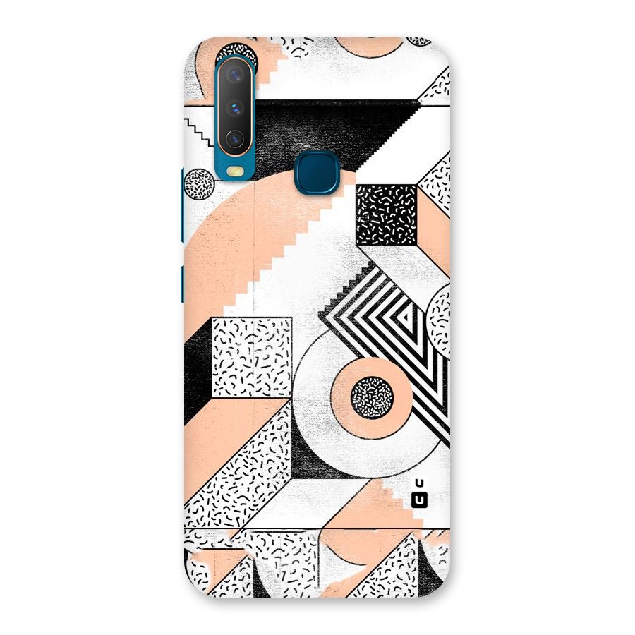 Orange Zig Zag Back Case for Vivo Y11