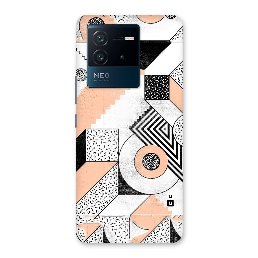 Orange Zig Zag Back Case for Vivo iQOO Neo 6 5G