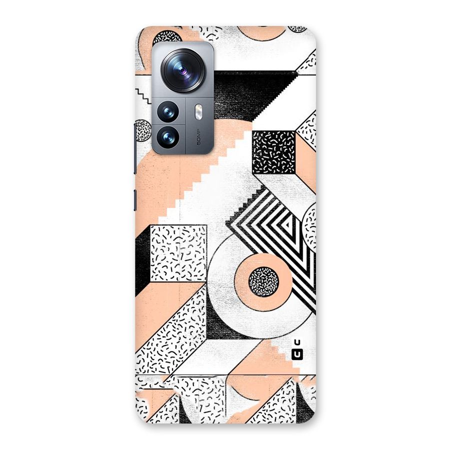 Orange Zig Zag Back Case for Xiaomi 12 Pro