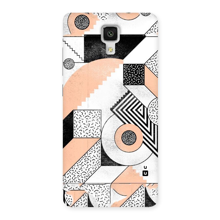 Orange Zig Zag Back Case for Xiaomi Mi 4
