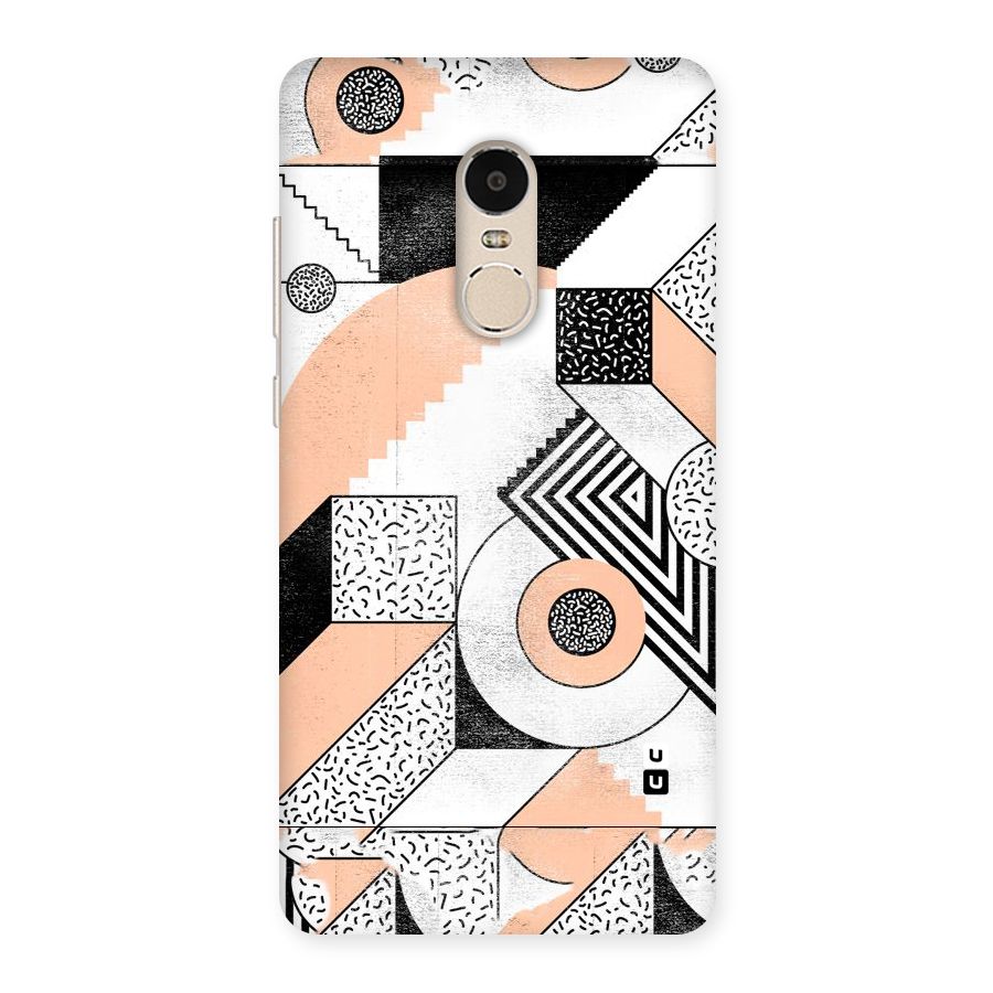 Orange Zig Zag Back Case for Xiaomi Redmi Note 4