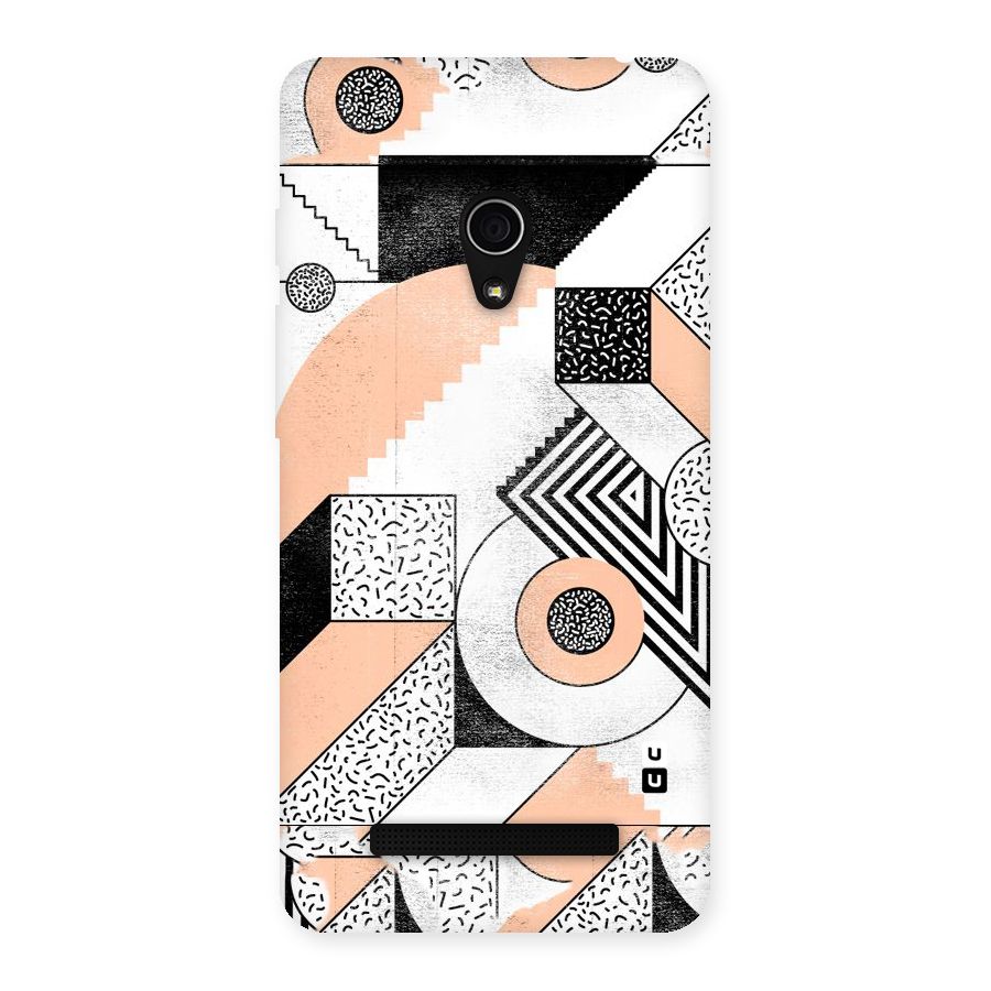Orange Zig Zag Back Case for Zenfone 5
