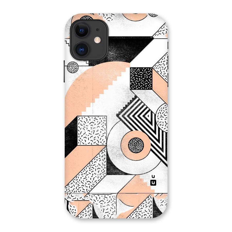Orange Zig Zag Back Case for iPhone 11