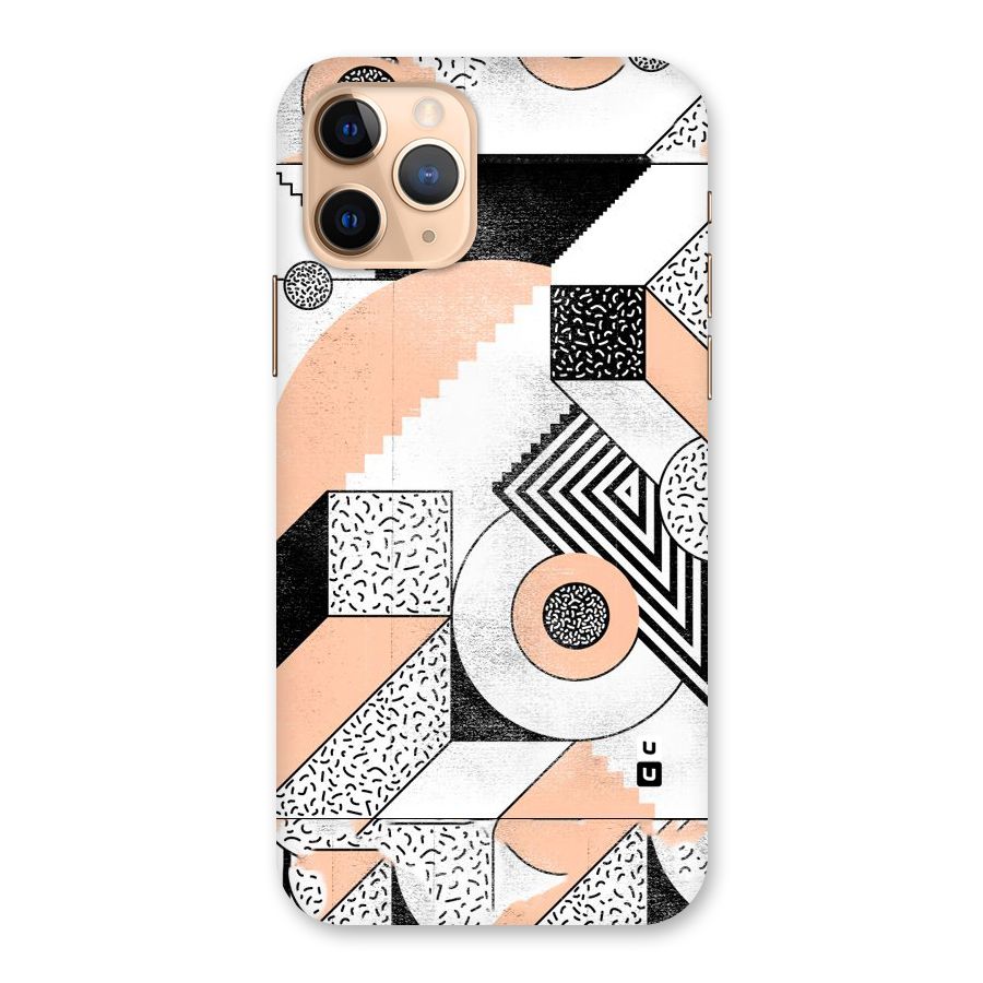 Orange Zig Zag Back Case for iPhone 11 Pro