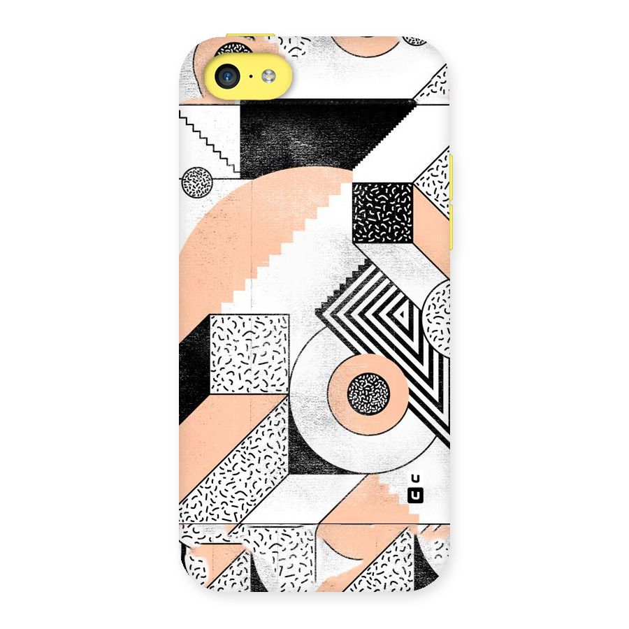 Orange Zig Zag Back Case for iPhone 5C