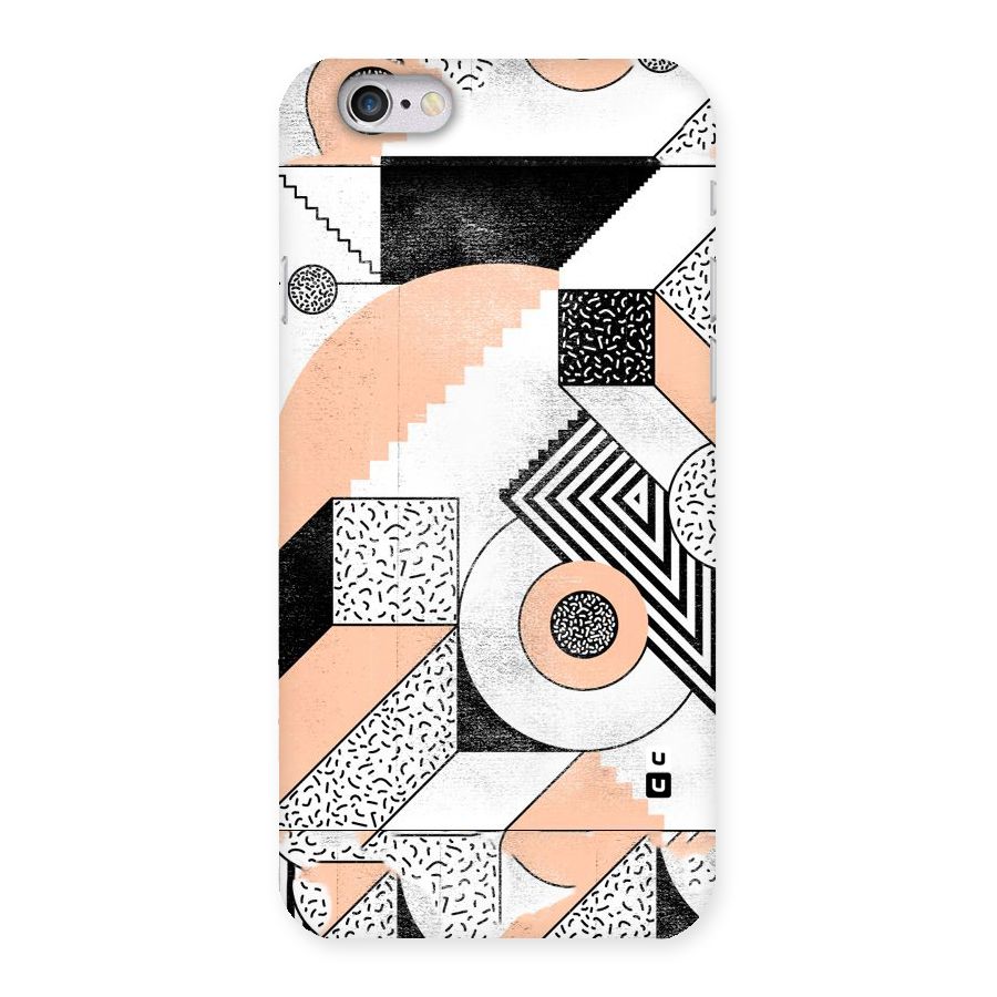 Orange Zig Zag Back Case for iPhone 6 6S