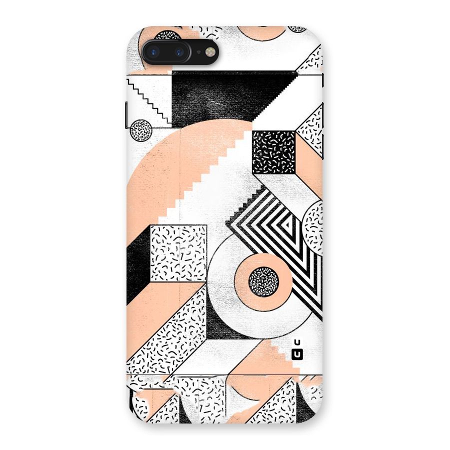 Orange Zig Zag Back Case for iPhone 7 Plus