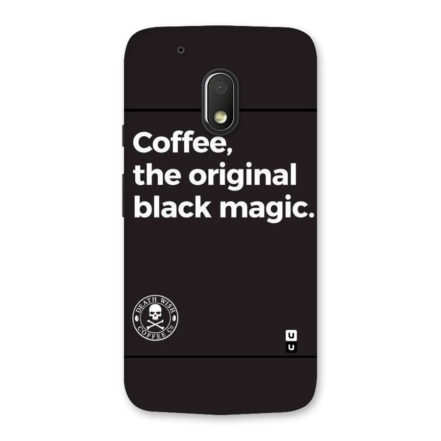 Original Black Magic Back Case for Moto G4 Play
