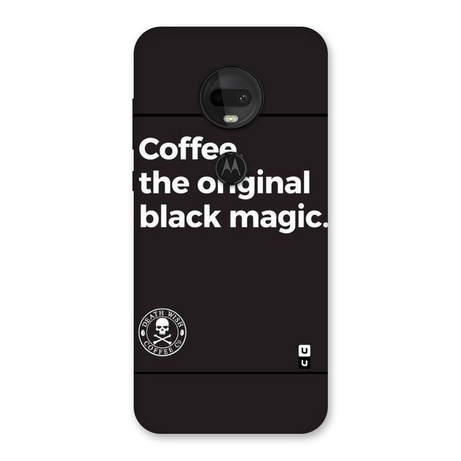 Original Black Magic Back Case for Moto G7