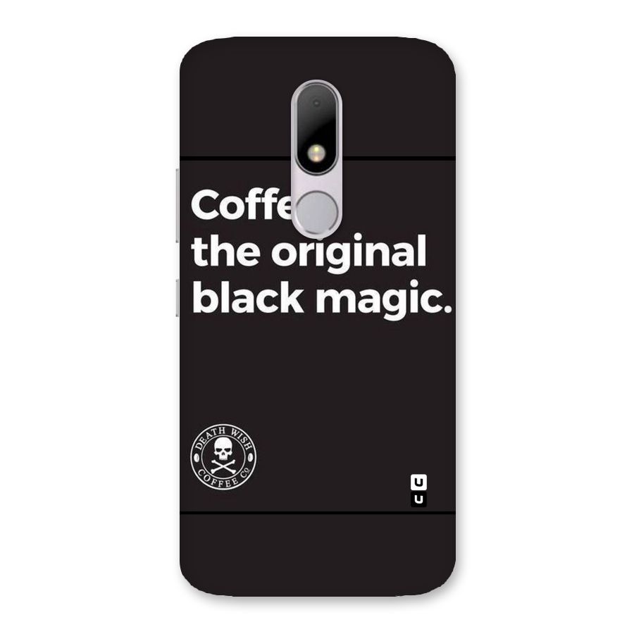 Original Black Magic Back Case for Moto M