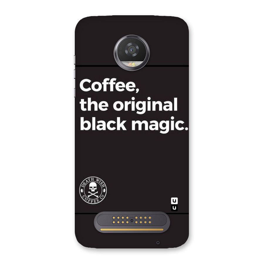 Original Black Magic Back Case for Moto Z2 Play