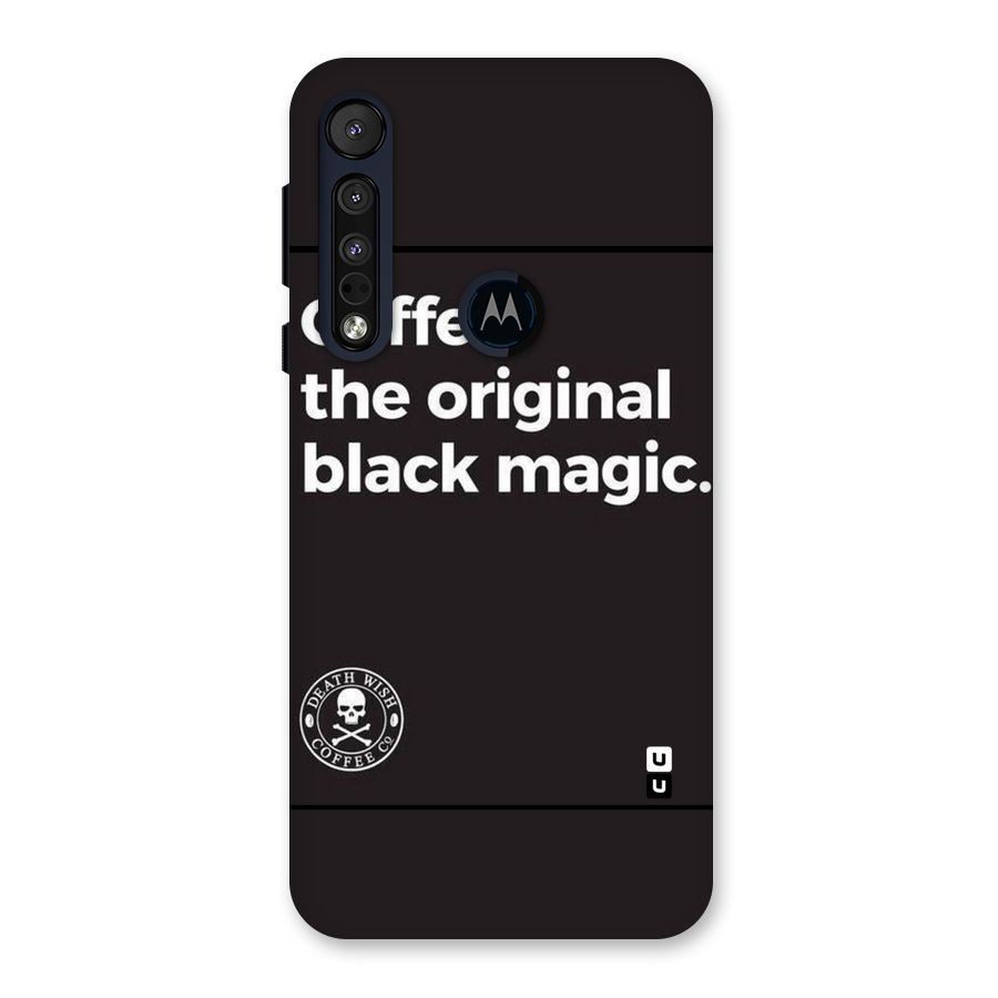 Original Black Magic Back Case for Motorola One Macro