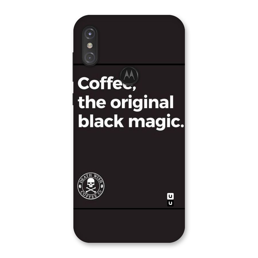 Original Black Magic Back Case for Motorola One Power