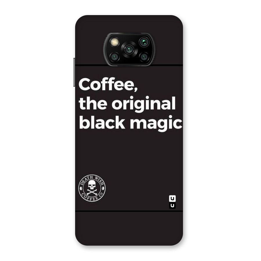 Original Black Magic Back Case for Poco X3