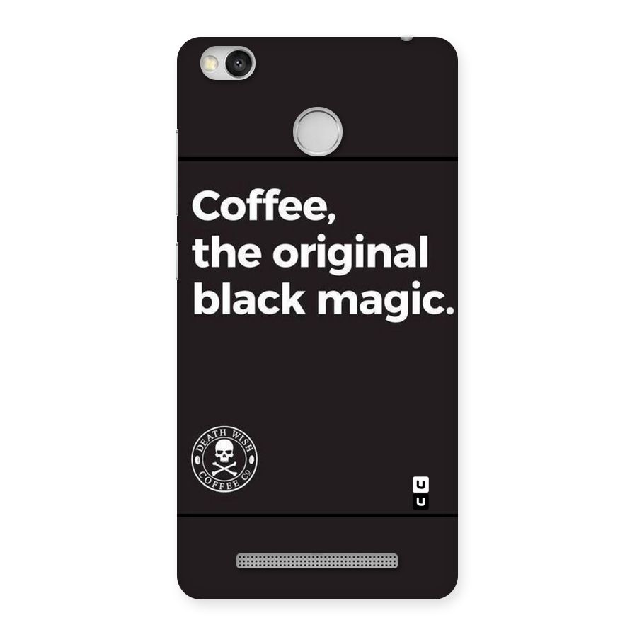 Original Black Magic Back Case for Redmi 3S Prime