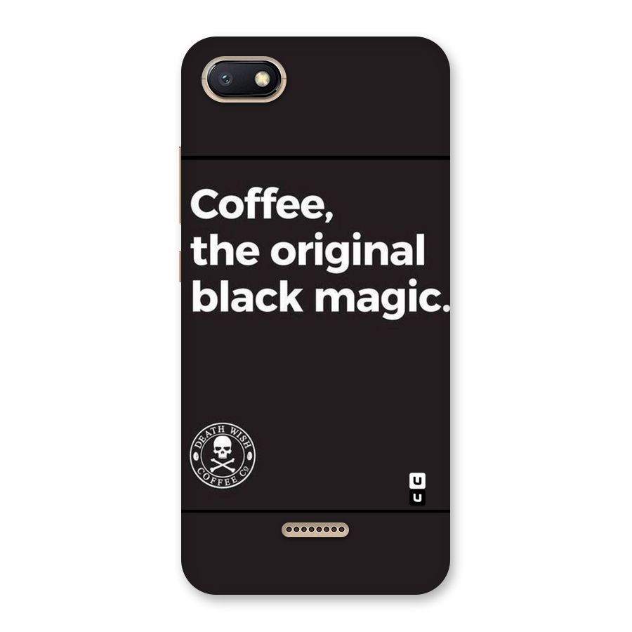 Original Black Magic Back Case for Redmi 6A