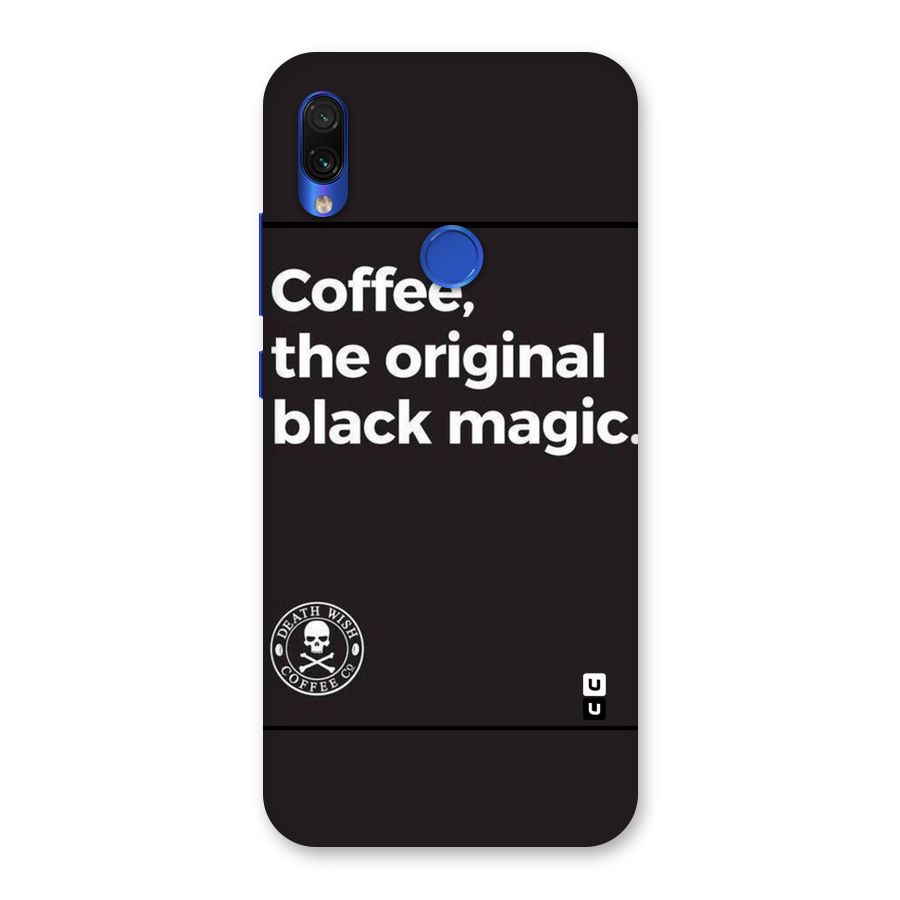 Original Black Magic Back Case for Redmi Note 7S