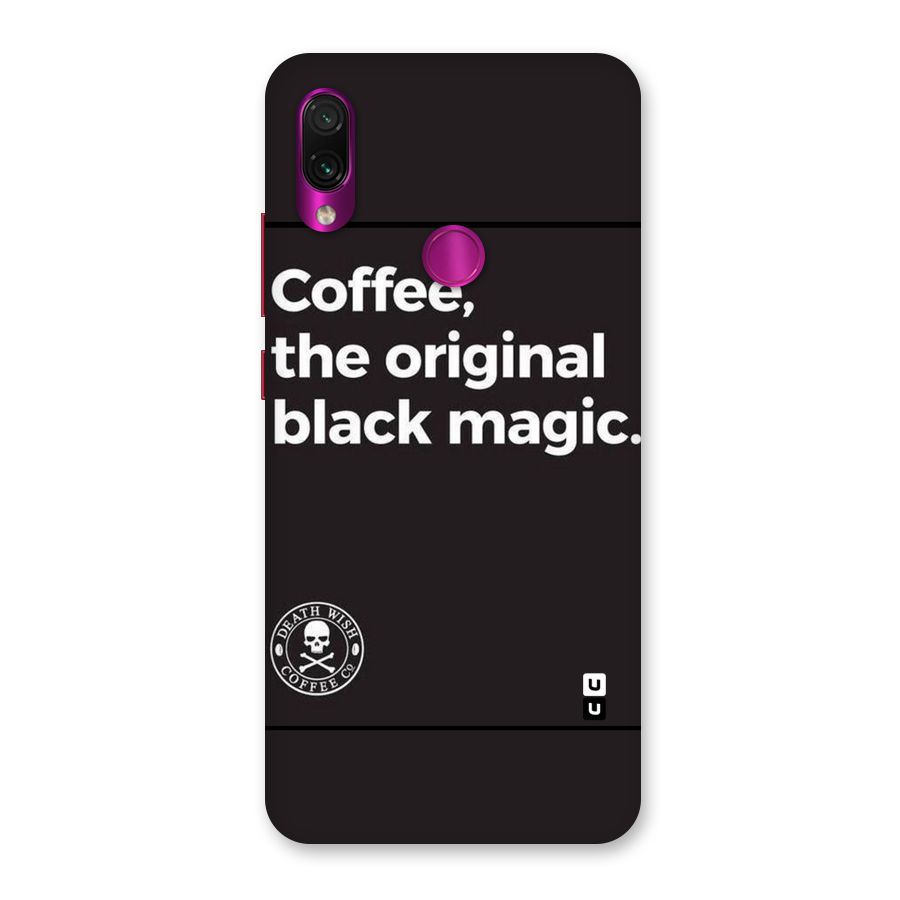 Original Black Magic Back Case for Redmi Note 7 Pro
