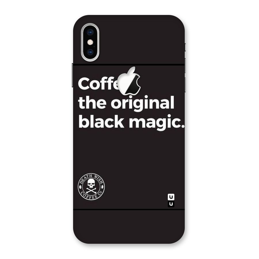 Original Black Magic Back Case for iPhone XS Max Apple Cut