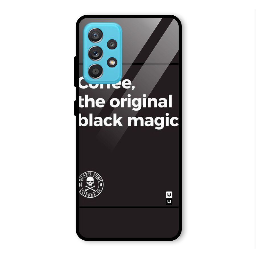 Original Black Magic Glass Back Case for Galaxy A52