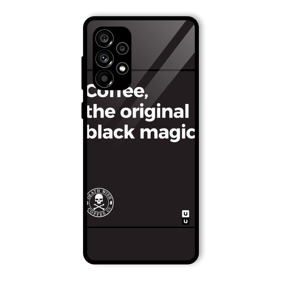 Original Black Magic Glass Back Case for Galaxy A73 5G