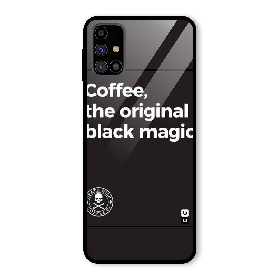 Original Black Magic Glass Back Case for Galaxy M31s