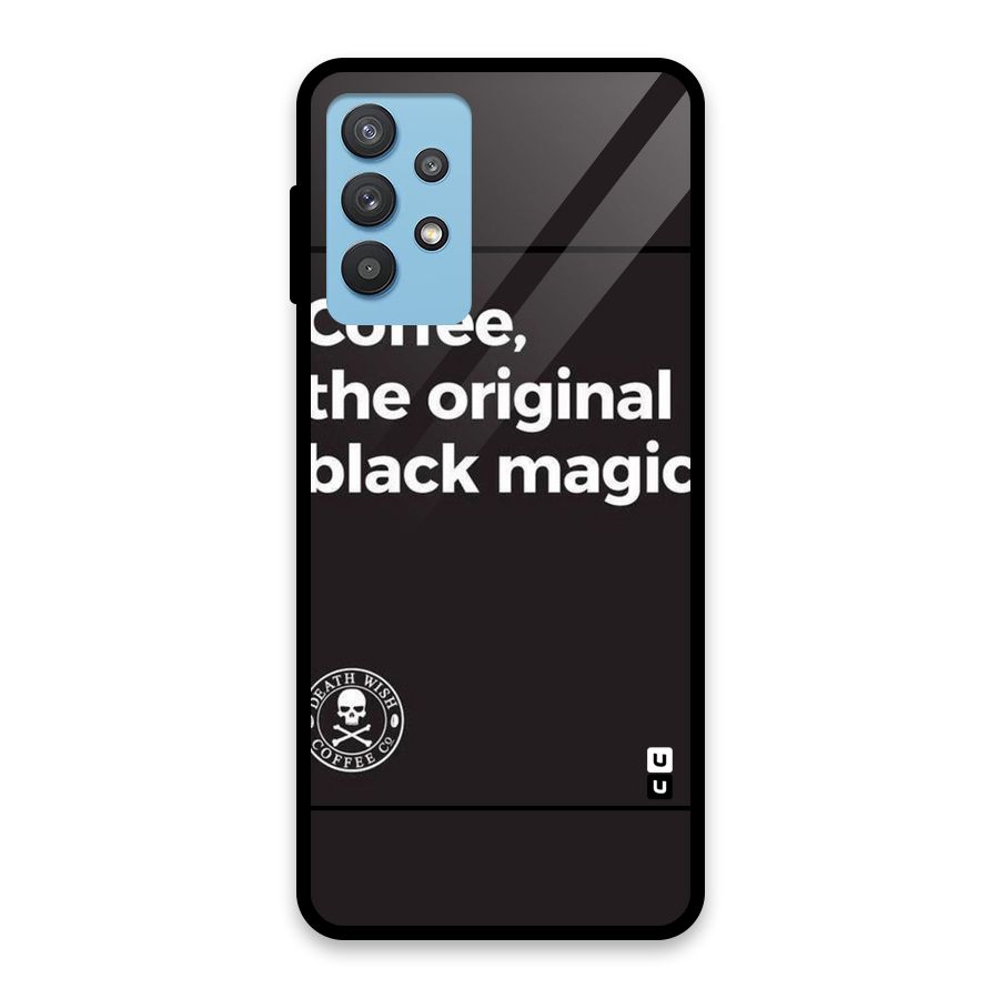 Original Black Magic Glass Back Case for Galaxy M32 5G