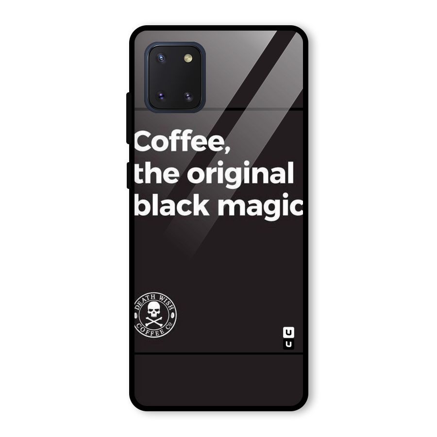 Original Black Magic Glass Back Case for Galaxy Note 10 Lite