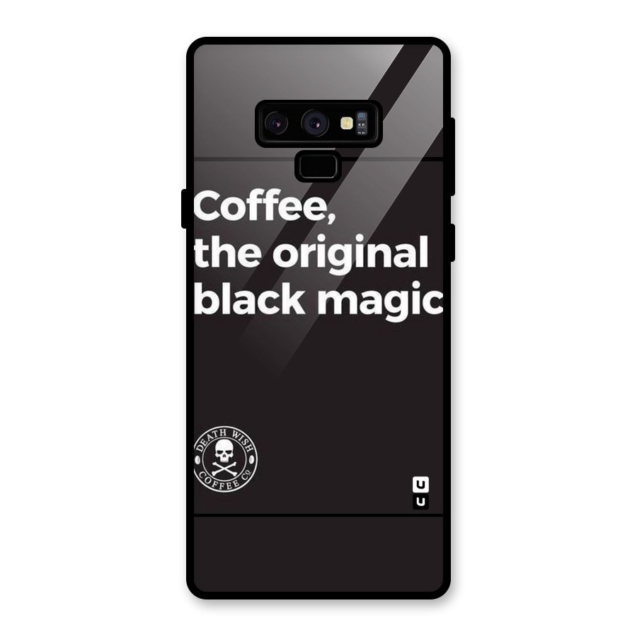 Original Black Magic Glass Back Case for Galaxy Note 9