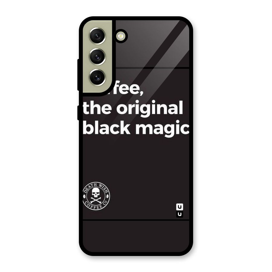 Original Black Magic Glass Back Case for Galaxy S21 FE 5G