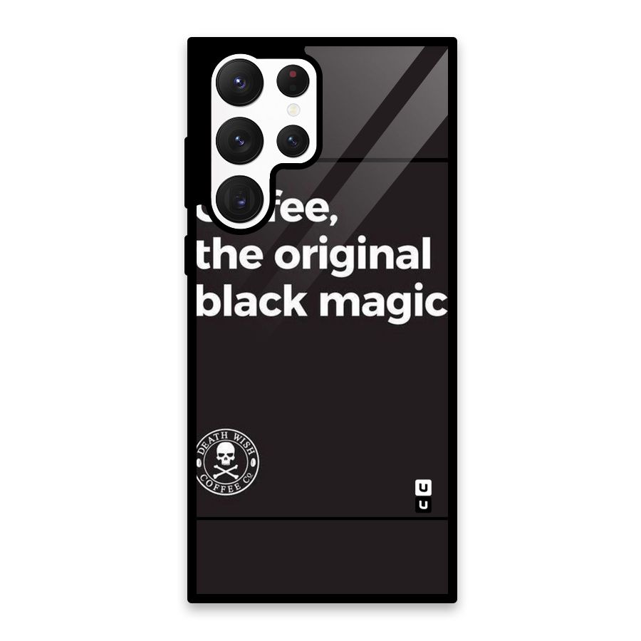 Original Black Magic Glass Back Case for Galaxy S22 Ultra 5G