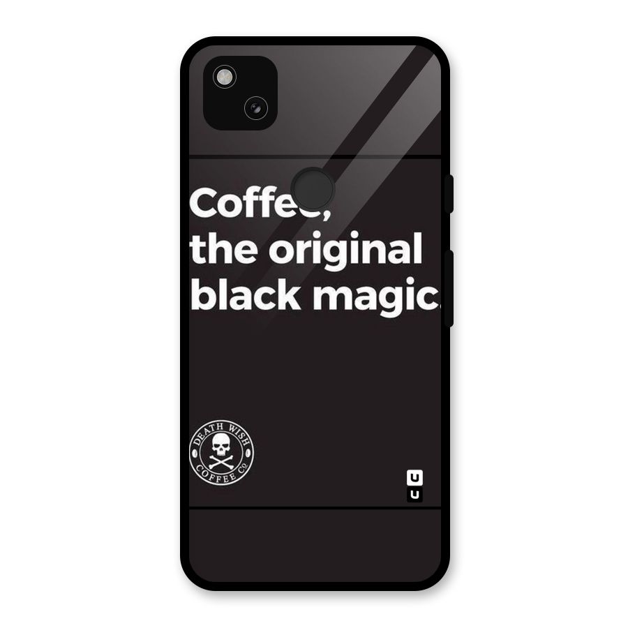 Original Black Magic Glass Back Case for Google Pixel 4a
