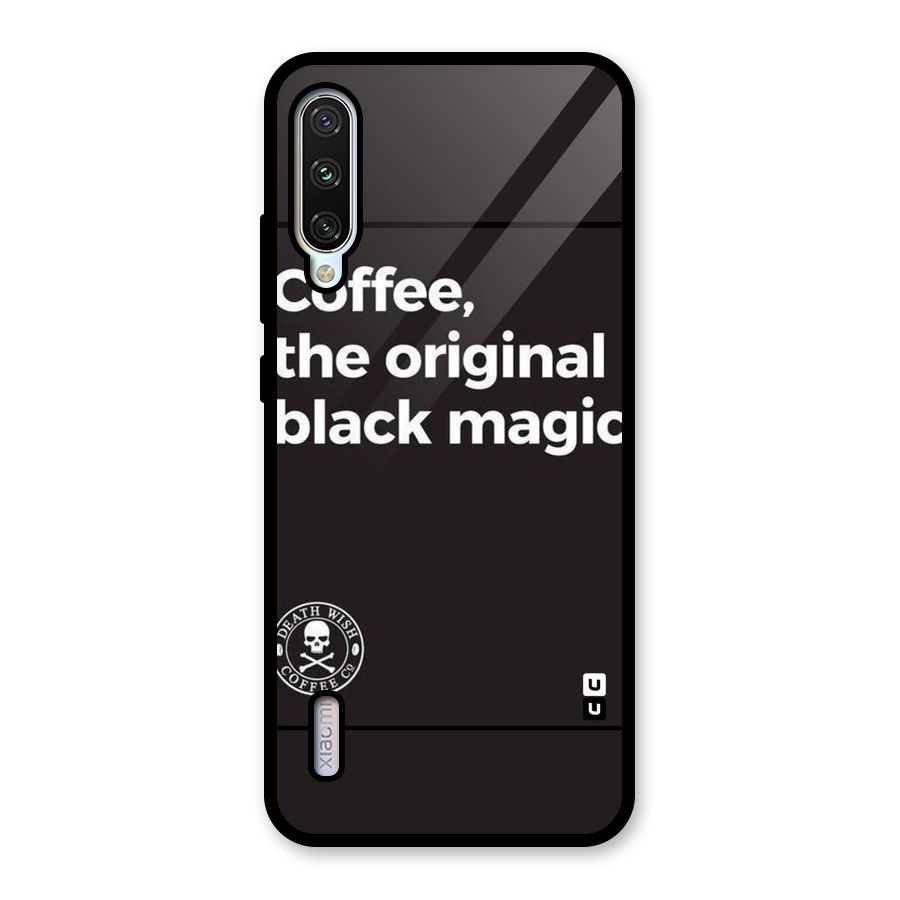 Original Black Magic Glass Back Case for Mi A3