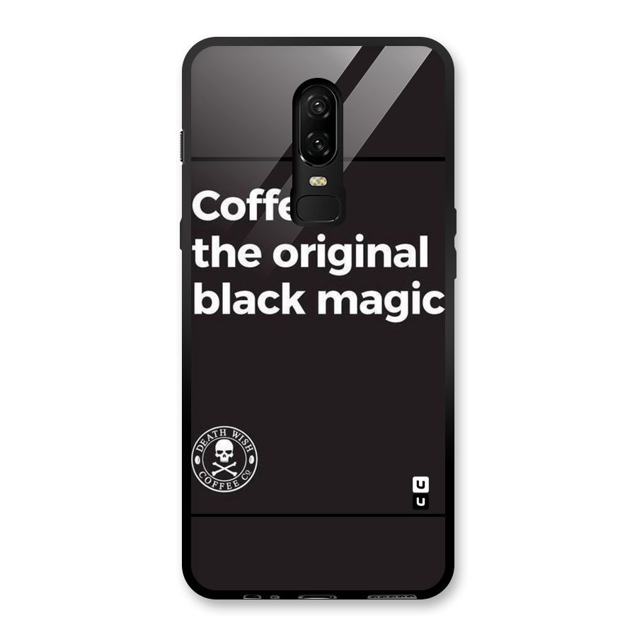 Original Black Magic Glass Back Case for OnePlus 6