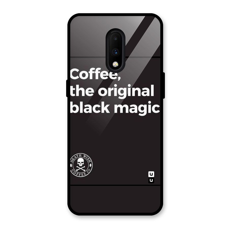 Original Black Magic Glass Back Case for OnePlus 7