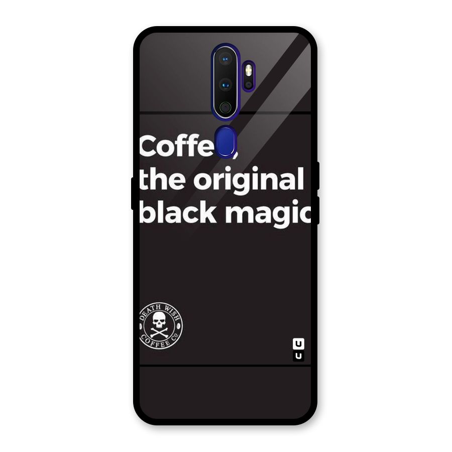 Original Black Magic Glass Back Case for Oppo A9 (2020)